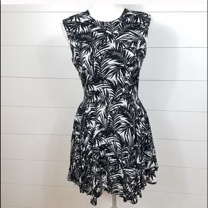NWT H&M Fit flare dress, tropical!